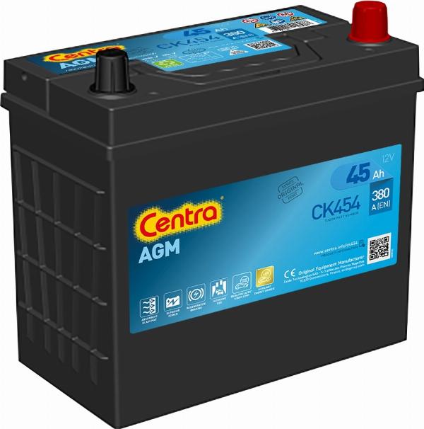 CENTRA CK454 - Стартерна акумуляторна батарея, АКБ autozip.com.ua