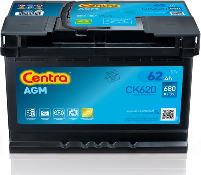 CENTRA CK620 - Стартерна акумуляторна батарея, АКБ autozip.com.ua