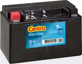 CENTRA CK091 - Стартерна акумуляторна батарея, АКБ autozip.com.ua