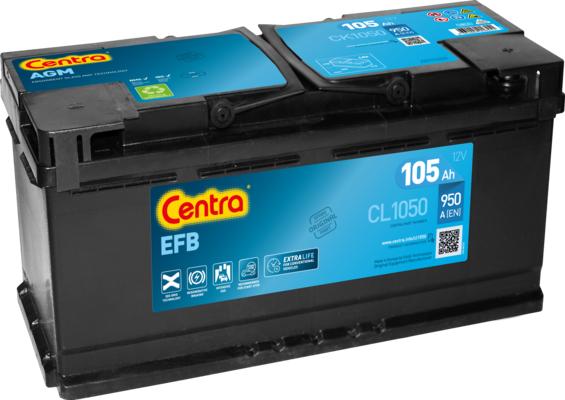 CENTRA CK1050 - Стартерна акумуляторна батарея, АКБ autozip.com.ua