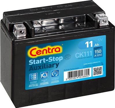 CENTRA CK111 - Стартерна акумуляторна батарея, АКБ autozip.com.ua