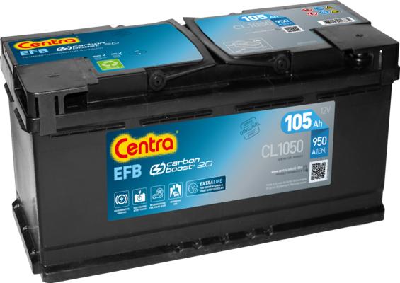 CENTRA CL1050 - Стартерна акумуляторна батарея, АКБ autozip.com.ua