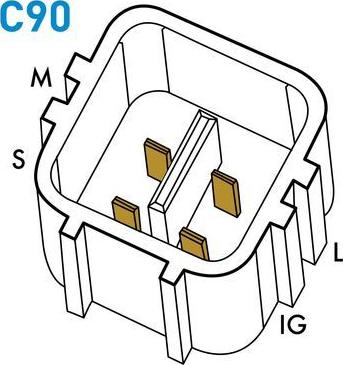 Cevam OL40108 - Генератор autozip.com.ua