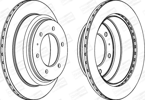 Champion 562665CH - Гальмівний диск autozip.com.ua