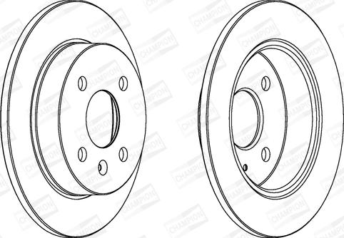 Champion 562071CH - Гальмівний диск autozip.com.ua