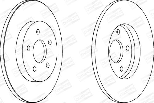 Champion 562193CH - Гальмівний диск autozip.com.ua