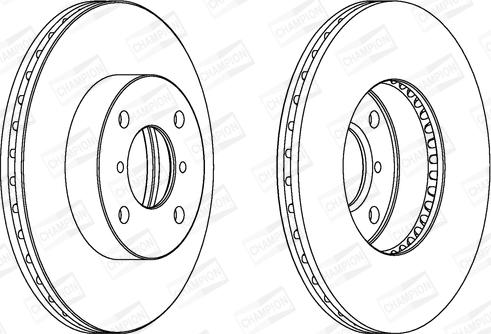 Champion 562179CH - Гальмівний диск autozip.com.ua