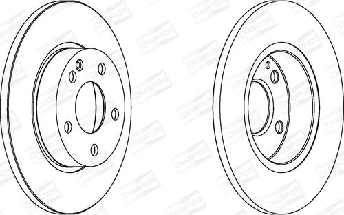 Champion 562309CH - Гальмівний диск autozip.com.ua