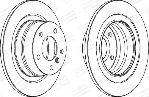 Champion 562310CH - Гальмівний диск autozip.com.ua