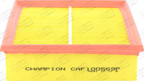 Champion CAF100569P - Повітряний фільтр autozip.com.ua