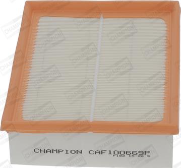 Champion CAF100669P - Повітряний фільтр autozip.com.ua