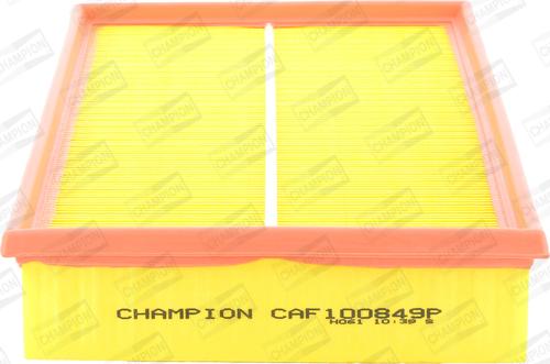 Champion CAF100849P - Повітряний фільтр autozip.com.ua