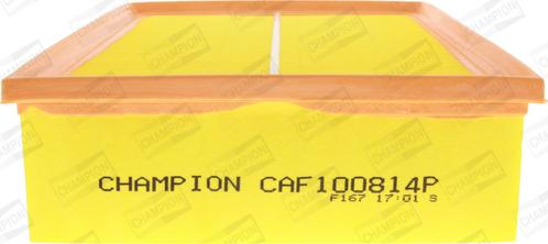 Champion CAF100814P - Повітряний фільтр autozip.com.ua