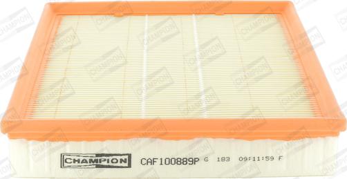 Champion CAF100889P - Повітряний фільтр autozip.com.ua