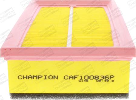 Champion CAF100836P - Повітряний фільтр autozip.com.ua