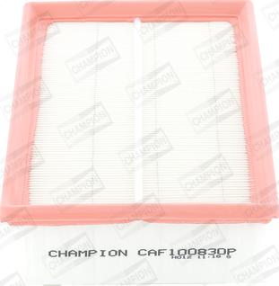 Champion CAF100830P - Повітряний фільтр autozip.com.ua