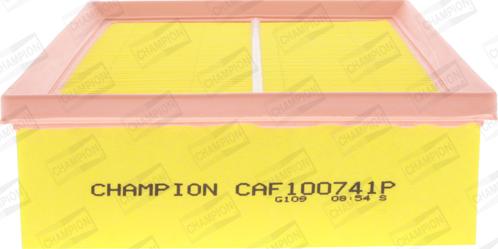 Champion CAF100741P - Повітряний фільтр autozip.com.ua