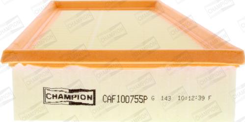 Champion CAF100755P - Повітряний фільтр autozip.com.ua