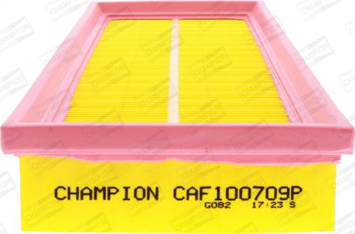 Champion CAF100709P - Повітряний фільтр autozip.com.ua