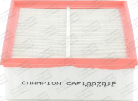 Champion CAF100701P - Повітряний фільтр autozip.com.ua