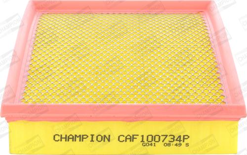 Champion CAF100734P - Повітряний фільтр autozip.com.ua