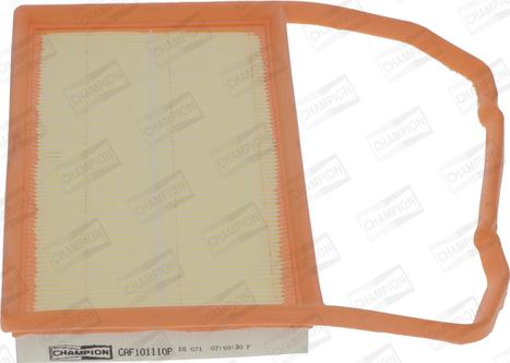 Champion CAF101110P - Повітряний фільтр autozip.com.ua