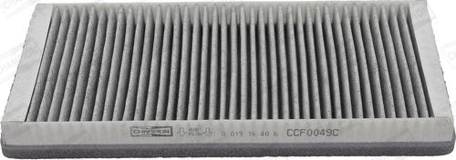 Champion CCF0049C - Фільтр, повітря у внутрішній простір autozip.com.ua