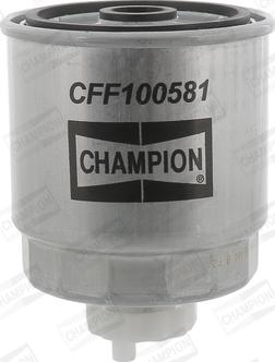 Champion CFF100581 - Паливний фільтр autozip.com.ua