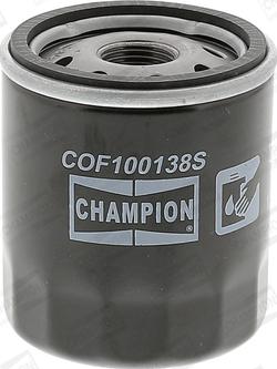 Champion COF100138S - Масляний фільтр autozip.com.ua