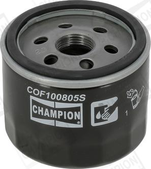 Champion COF100805S - Масляний фільтр autozip.com.ua