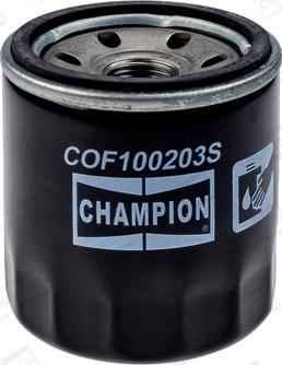 Champion COF100203S - Фильтр масляный двигателя CHEVROLET Aveo 05- пр-во CHAMPION autozip.com.ua