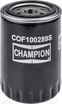 Champion COF100289S - Масляний фільтр autozip.com.ua