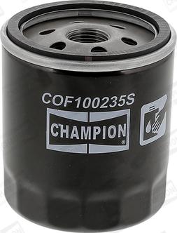 Champion COF100235S - Масляний фільтр autozip.com.ua