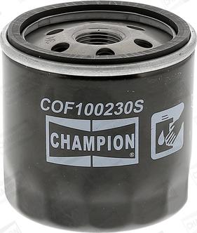 Champion COF100230S - Масляний фільтр autozip.com.ua