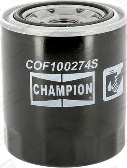 Champion COF100274S - Масляний фільтр autozip.com.ua
