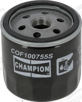 Champion COF100755S - Масляний фільтр autozip.com.ua