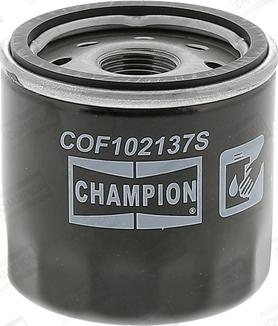 Champion COF102137S - Фильтр масляный двигателя RENAULT -F137 пр-во CHAMPION autozip.com.ua