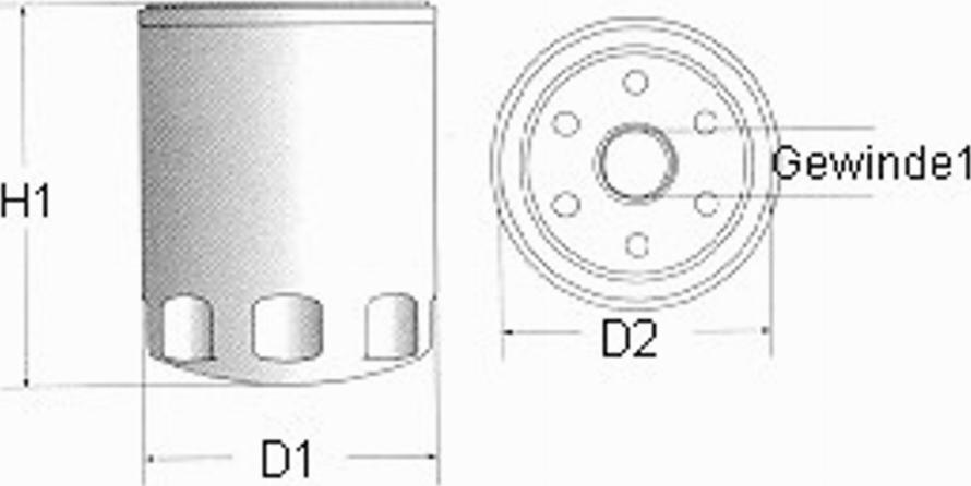 Champion F107/606 - Масляний фільтр autozip.com.ua