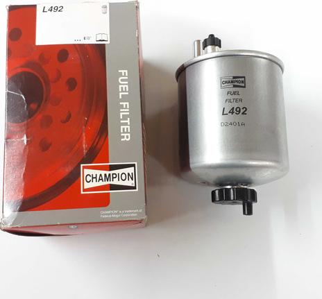 Champion L492 - Паливний фільтр autozip.com.ua