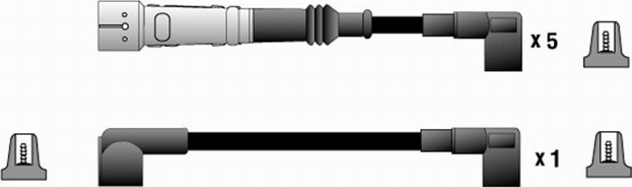 Champion LS-203 /190 - Комплект проводів запалювання autozip.com.ua