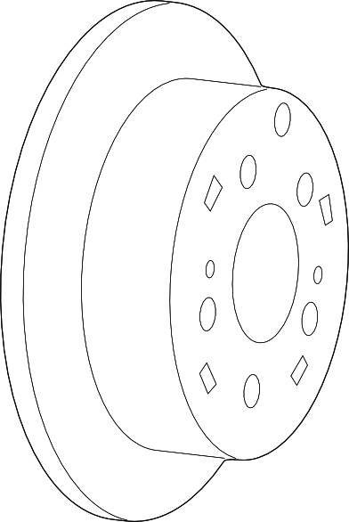 Chrysler 4743 999AA - Гальмівний диск autozip.com.ua