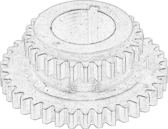 FCA 04884587AB - Шестерня, колінчастий вал autozip.com.ua