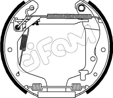 Cifam 151-479 - Комплект гальм, барабанний механізм autozip.com.ua