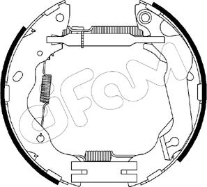 Cifam 151-236 - Комплект гальм, барабанний механізм autozip.com.ua