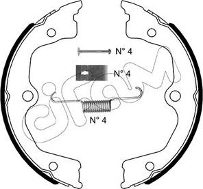 Cifam 153-495K - Комплект гальм, ручник, парковка autozip.com.ua