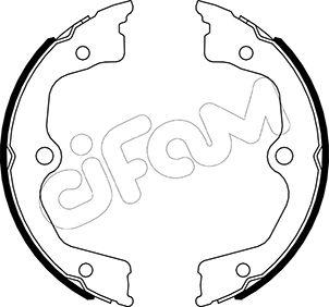 Cifam 153-495 - Комплект гальм, ручник, парковка autozip.com.ua