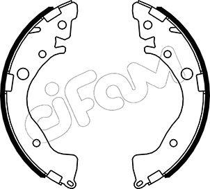 Cifam 153-493 - Комплект гальм, барабанний механізм autozip.com.ua