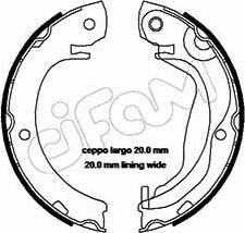 Cifam 153-453 - Комплект гальм, ручник, парковка autozip.com.ua