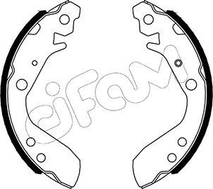 Cifam 153-567 - Комплект гальм, барабанний механізм autozip.com.ua