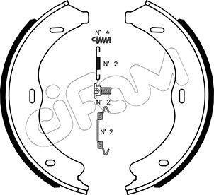 Cifam 153-507K - Комплект гальм, ручник, парковка autozip.com.ua